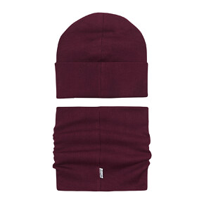 Set Collar scarf Hat Demi Semejka