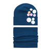 Set Collar scarf Hat Demi Semejka