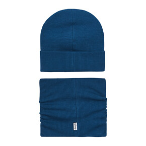 Set Collar scarf Hat Demi Semejka