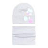 Set Collar scarf Hat Demi Semejka