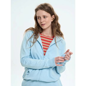 Zip-through hoodie Роза