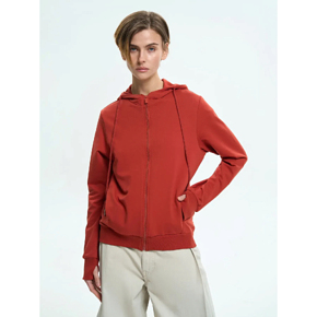 Zip-through hoodie Роза