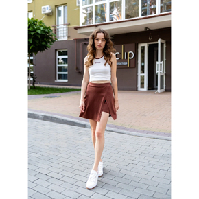 Set Crop Top Skirt-shorts LUCCI