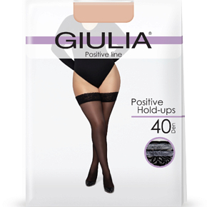 Stockings 40 den GIULIA POSITIVE HOLD UPS 40 calze