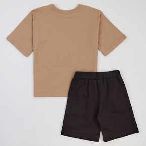 Set T-shirt Shorts Flamingo