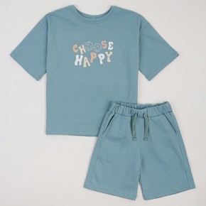 Set T-shirt Shorts Flamingo