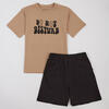 Set T-shirt Shorts Flamingo