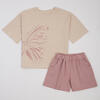 Set T-shirt Shorts Flamingo