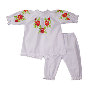 Комплект Вышиванка Штанишки Мальвы