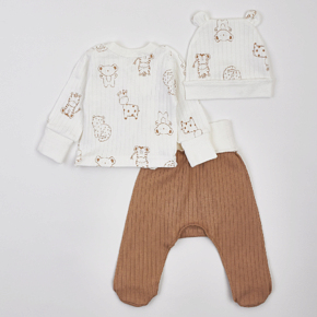 Set Blouse Footed pants Cap Lyalya