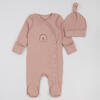 Set Sleepsuit Cap Flamingo All season