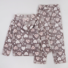 Пижама утепленная Фламинго для девочки