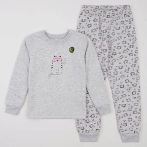 Пижама светящаяся утепленная Фламинго для девочки