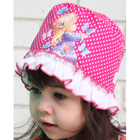 Панамка с завязками Babasik Лето для девочки