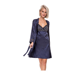 Set Nightgown Bathrobe Fleri