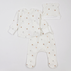 Set Blouse Footed pants Cap Lyalya