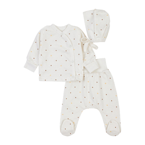 Set Blouse Footed pants Bonnet Lyalya