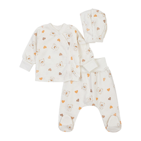 Set Blouse Footed pants Bonnet Lyalya