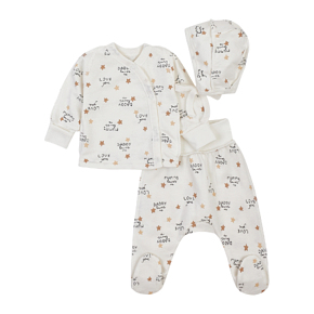 Set Blouse Footed pants Bonnet Lyalya