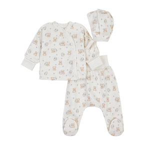 Set Blouse Footed pants Bonnet Lyalya