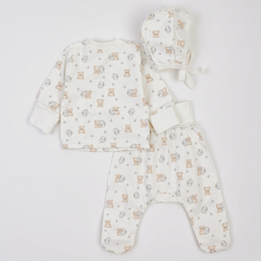 Set Blouse Footed pants Bonnet Lyalya