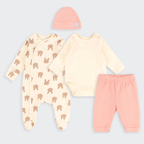 Комплект Бодік Чоловічок Шапочка Штанці Bembi